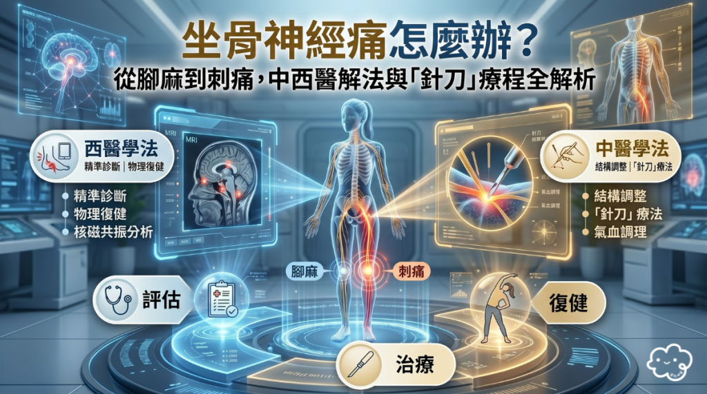 坐骨神經痛怎麼辦？從腳麻到刺痛，中西醫解法與「針刀」療程全解析