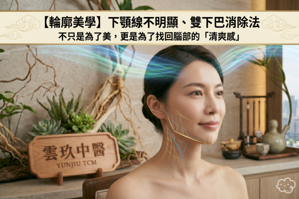 【輪廓美學】下顎線不明顯、雙下巴消除法˙美顏針:不只是為了美,更是為了找回腦部的「清爽感」