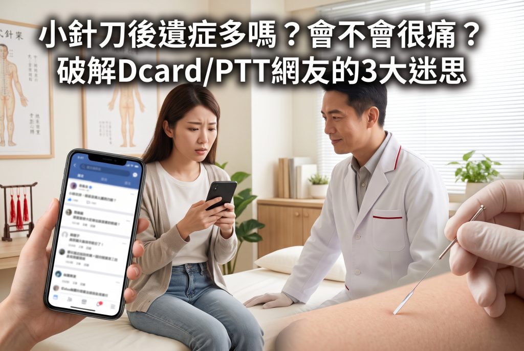 小針刀後遺症多嗎？會不會很痛？破解Dcard/PTT網友的3大迷思