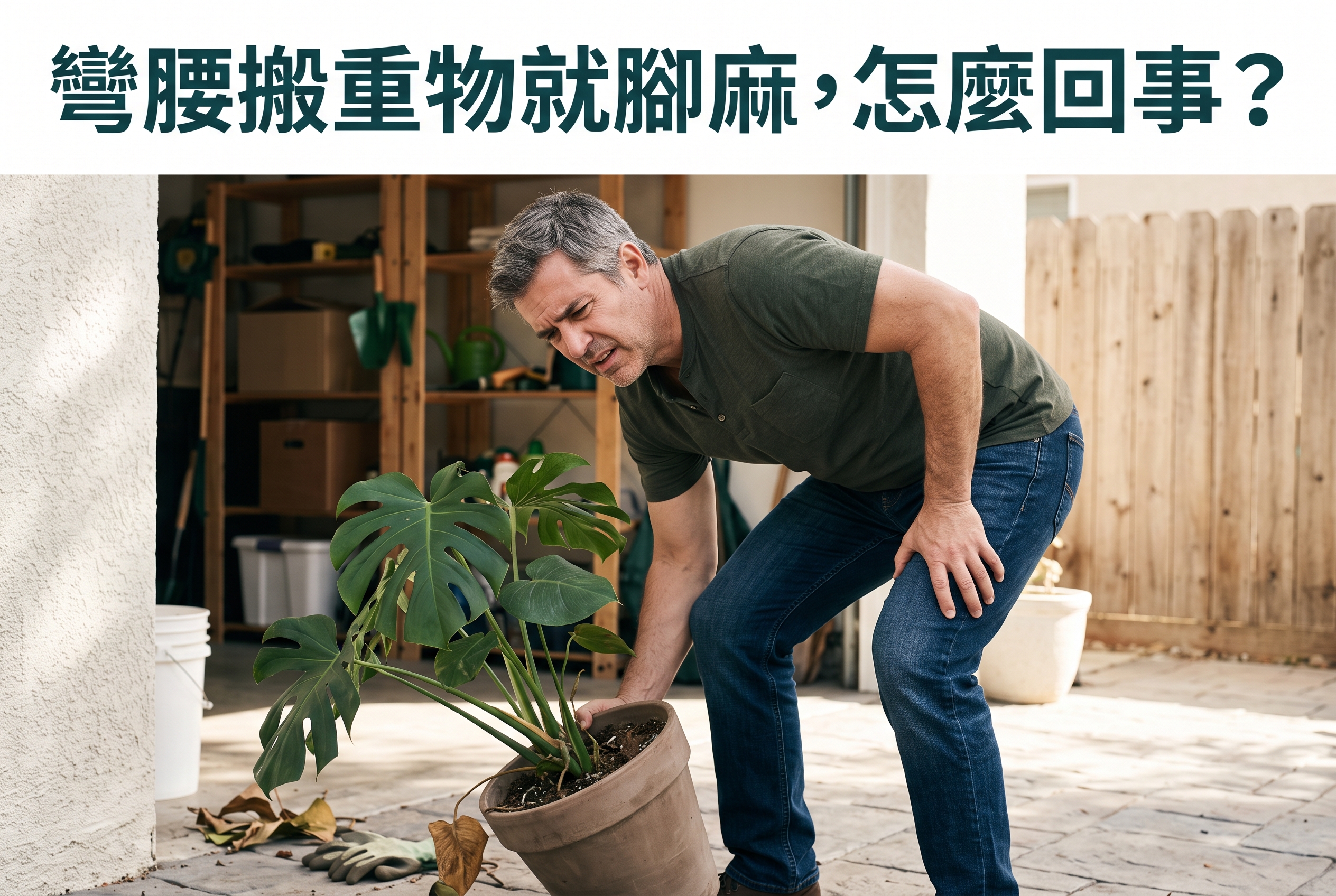 彎腰搬重物就腳麻？一路痛到腳底，是椎間盤突出還是腰椎滑脫？